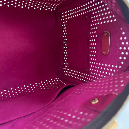 Louis Vuitton Fuscia Monogram Perforated Canvas Limited Edition Speedy 30 Bag