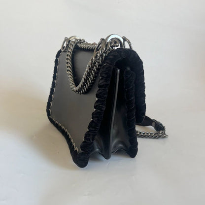 Fendi Kan I Bag Embellished Whipstitch Leather Small