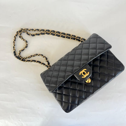 Chanel Medium Lambskin Double Flap Bag
