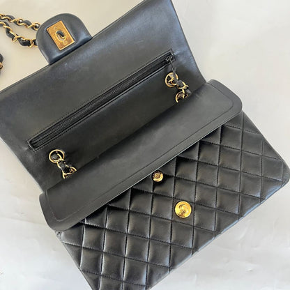 Chanel Medium Lambskin Double Flap Bag