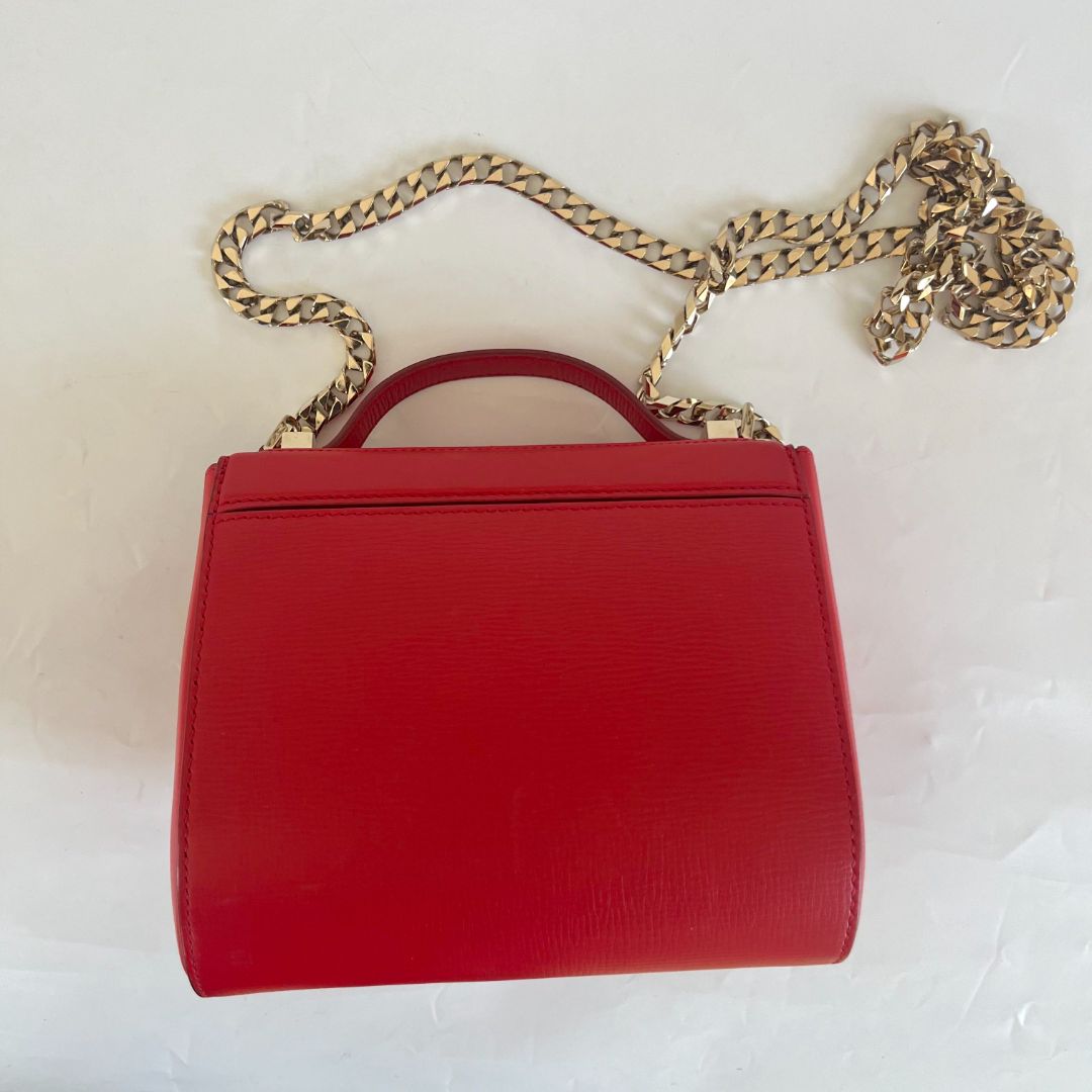 Givenchy Red Mini Pandora Box Bag