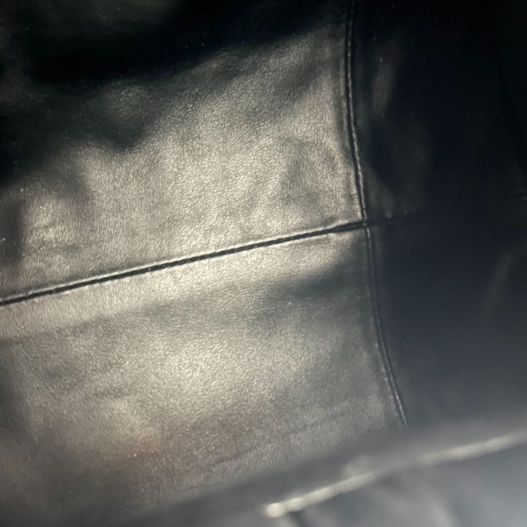 Bottega Veneta black leather The Shoulder Pouch bag