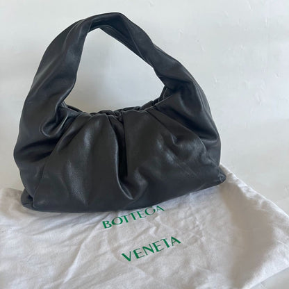 Bottega Veneta black leather The Shoulder Pouch bag