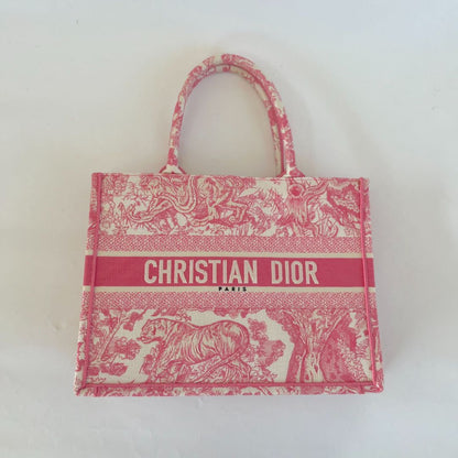 Dior Pink Medium Oblique Book Tote bag