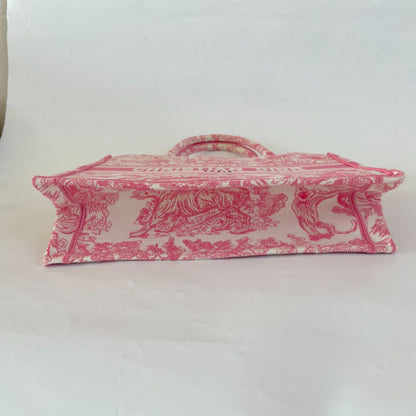 Dior Pink Medium Oblique Book Tote bag