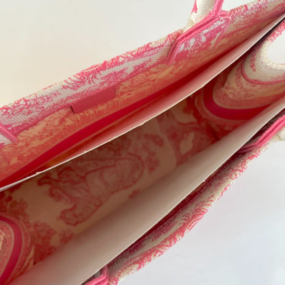 Dior Pink Medium Oblique Book Tote bag