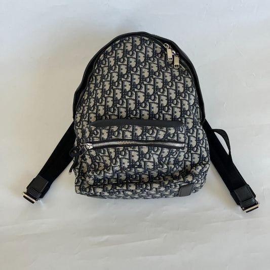 Dior Grey Oblique Rider Backpack