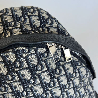 Dior Grey Oblique Rider Backpack