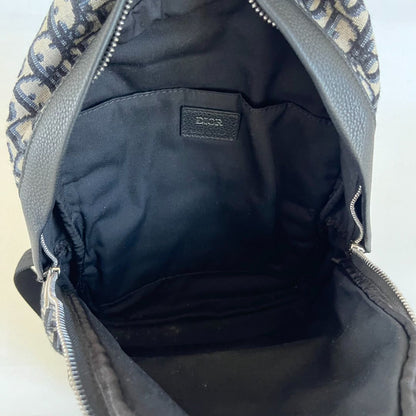 Dior Grey Oblique Rider Backpack