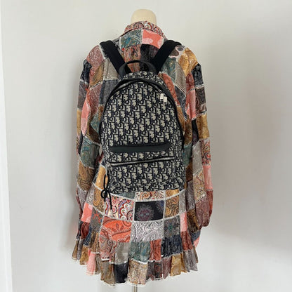 Dior Grey Oblique Rider Backpack