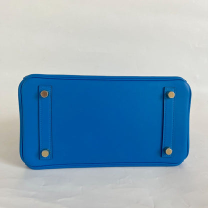 Hermès Bleu Royal 25 Birkin Swift Leather Bag