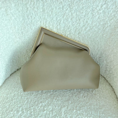 Fendi First Logo Detailed Medium Clutch Bag