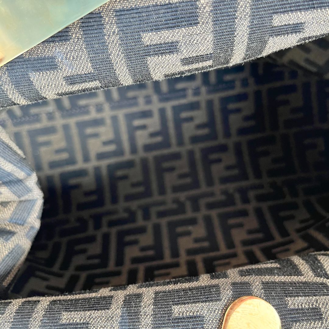 Fendi First Logo Detailed Medium Clutch Bag