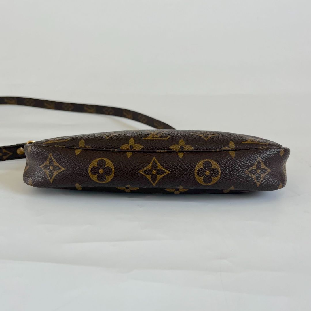 Lous Vuitton brown monogram canvas pochette
