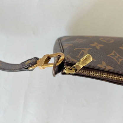 Lous Vuitton brown monogram canvas pochette