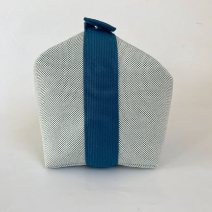 Hermès Bride-a-Brac Toile cotton Bleu Nattier Lare GM Bag