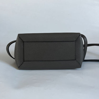 Celine Micro Grey Leather Belt Bag
