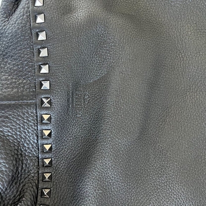 Valentino Black and White Large Reversible Tote VLTN Bag