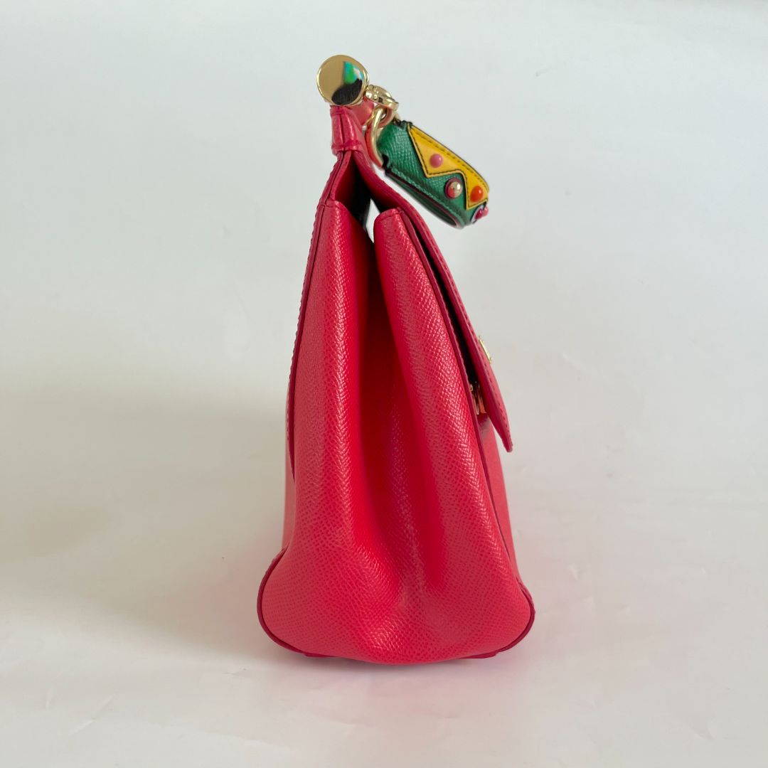 Dolce & Gabbana Peach Medium Sicily Bag