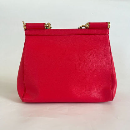 Dolce & Gabbana Peach Medium Sicily Bag