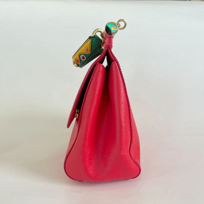 Dolce & Gabbana Peach Medium Sicily Bag
