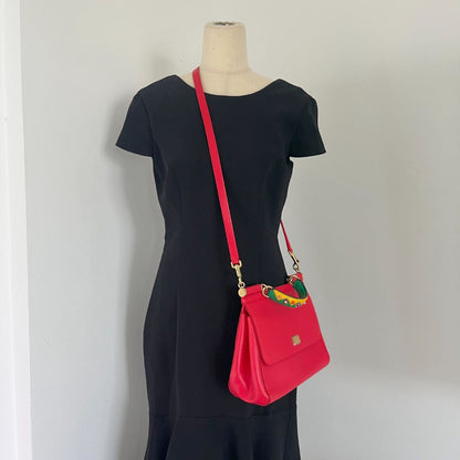 Dolce & Gabbana Peach Medium Sicily Bag