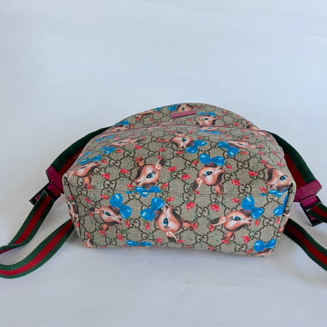 Gucci GG Supreme Monogram Deer Children's Backpack