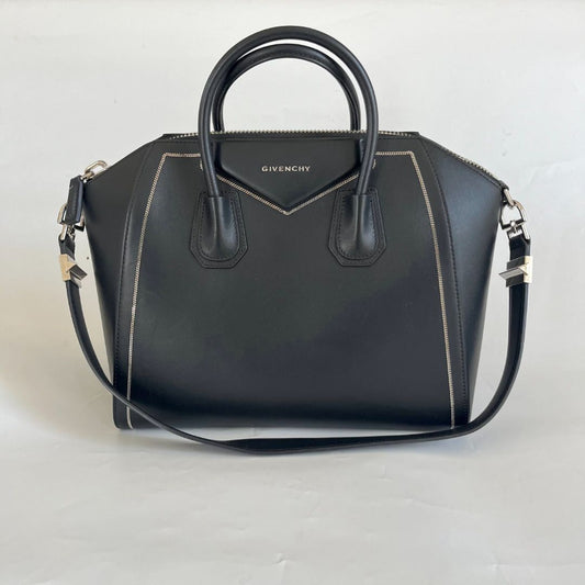 Givenchy Black Leather Large Antigona Satchel