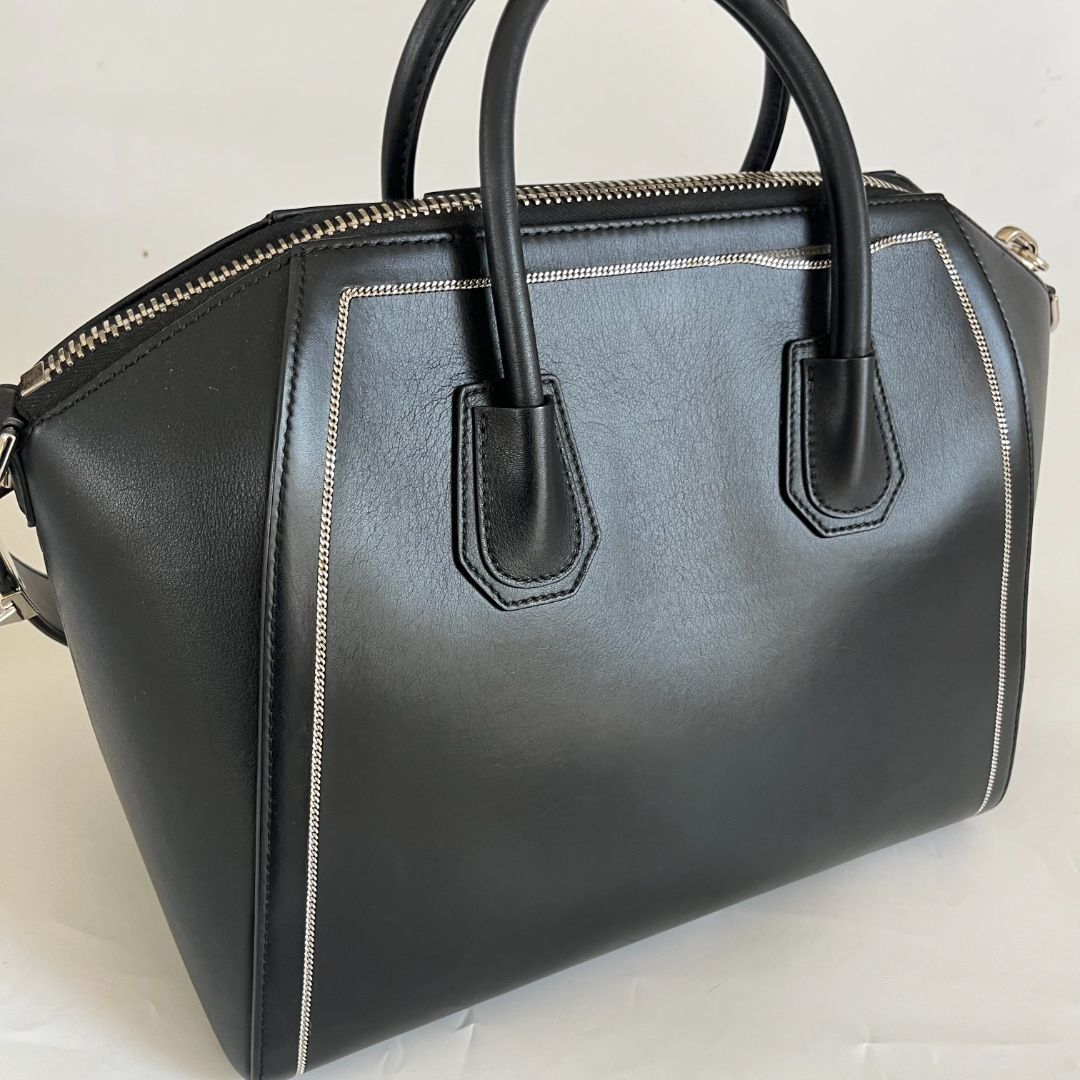 Givenchy Black Leather Large Antigona Satchel