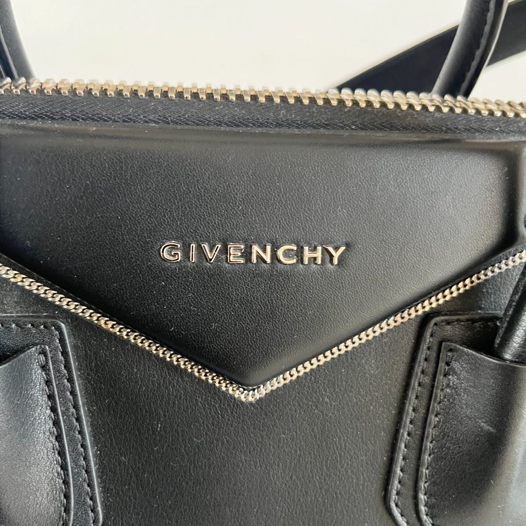 Givenchy Black Leather Large Antigona Satchel