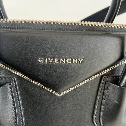 Givenchy Black Leather Large Antigona Satchel