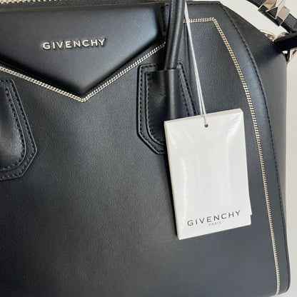 Givenchy Black Leather Large Antigona Satchel