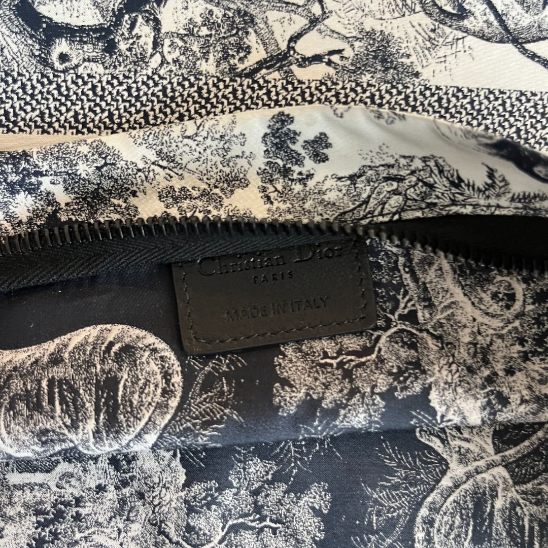 Christian Dior Printed Zip Pouch