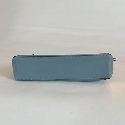 Loewe Multi Tone Blue Leather Mini Puzzle Pochette Bag