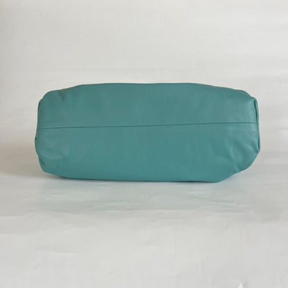 Bottega Veneta Sky blue large pouch