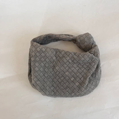 Bottega Veneta Grey Suede Teen Jodie Bag