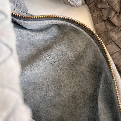 Bottega Veneta Grey Suede Teen Jodie Bag
