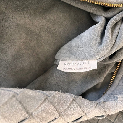 Bottega Veneta Grey Suede Teen Jodie Bag