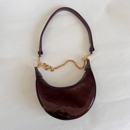 Louis Vuitton Burgundy Vernis Monogram Loop Shoulder Bag