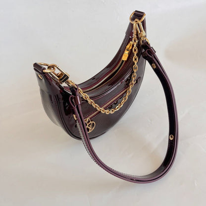 Louis Vuitton Burgundy Vernis Monogram Loop Shoulder Bag