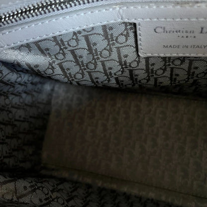 Christian Dior Medium Grey Lady Dior Bag
