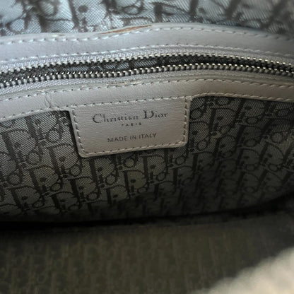 Christian Dior Medium Grey Lady Dior Bag