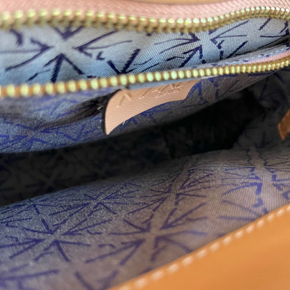 Manu Atelier Brown Pristine Leather Box Bag