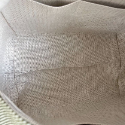 Hermès Wool Large Bride-A-Brac H Natte Pouch Vert Foret