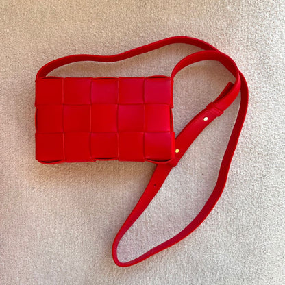 Bottega Veneta Small Cassette Cross-body Bag in Intrecciato Leather