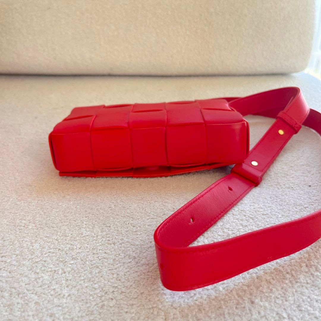 Bottega Veneta Small Cassette Cross-body Bag in Intrecciato Leather