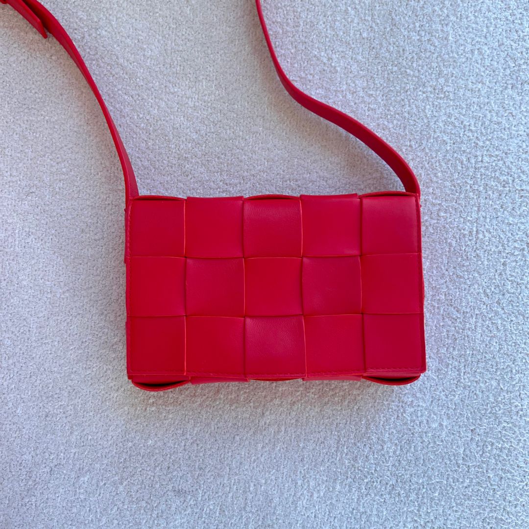 Bottega Veneta Small Cassette Cross-body Bag in Intrecciato Leather