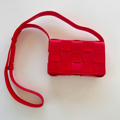 Bottega Veneta Small Cassette Cross-body Bag in Intrecciato Leather