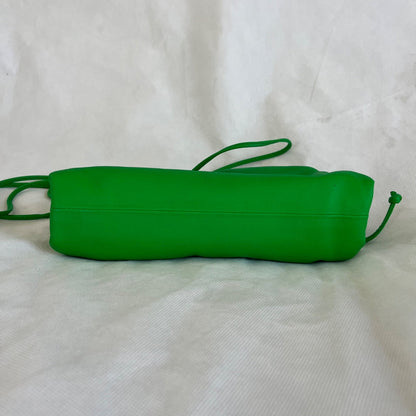 Bottega Veneta Green  Leather Mini The Pouch Cross Body Bags, Mini