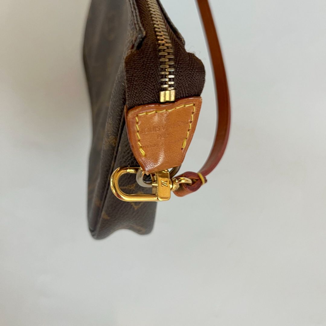 Louis Vuitton Brown Monogram Canvas Pochette Accessoires Shoulder Bag